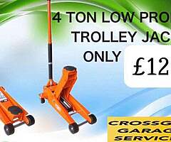 4 ton low profile garage trolley jack