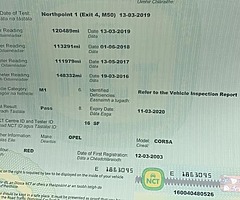 Opel corsa 1 liter new nct tax till april - Image 5/5