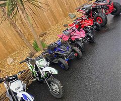 Motox / pittbikes / quads / parts + spares