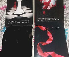 Twilight novel's 2 hard cover, 1 soft cover, one book comes with CD.