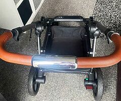 Silver cross wave tandem travel system - Image 7/10