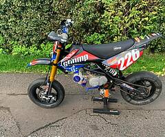 Pitbike stomp z2 140 supermoto ready too race