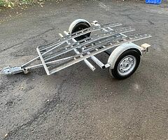 2022 Galvanised  3 bike trailer