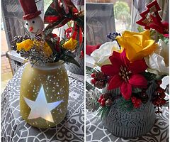 Festive floweral arrangements