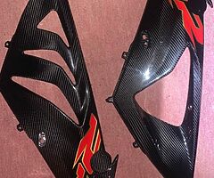 S1000rr Carbon Fibre Gloss Twill Weave Side Fairings (Pair)