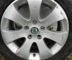 Skoda alloys whells. - Image 2/4