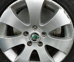 Skoda alloys whells. - Image 3/4