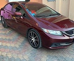 2014 Honda Civic (LHD)
Location Mobay 
Cell # 1876-895-6788 or 1876-467-6717
Price $1.6 Negotiable