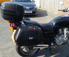 Givi side panniers and top box  Givi rack - Image 5/10