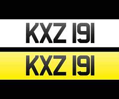 KXZ 191 short ni vehicle Reg.