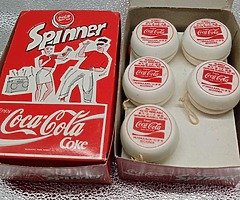 NEW OLD STOCK Vintage 70s 80s coca cola, fanta, sprite, opal fruits & more Russell spinner yo-yo - Image 4/10