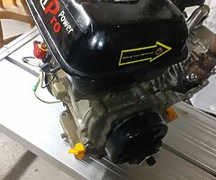 Kart engine with new clutch