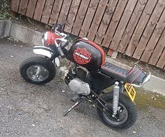 Restored everything is brand new on it fun little bike I have the log book in my name £700 or swap