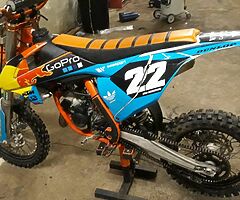 2018 ktm 85 small wheel for sale
Bike is in good condition
Recently had a piston kit new plug chain 