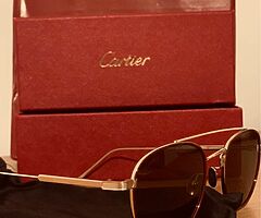 CARTIER GOLD PLATED SUNGLASSES