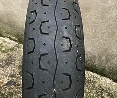 Pair of Pirelli Phantom Sportscomp motorcycle tyres