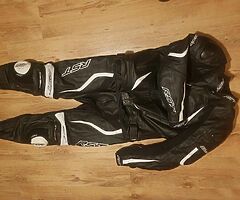 RST leather jacket and bottoms