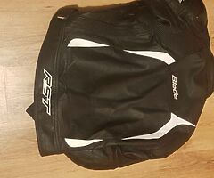 RST leather jacket and bottoms