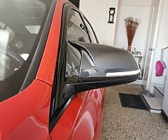 BMW M Performance Carbon Fibre Mirror Caps 1 2 3 4 F20 F30 F32 F34 M2 M3 M4 Wing Mirror Cover Cap