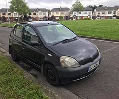 Toyota Yaris nctd and taxed need gone