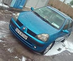 2002 Clio swap