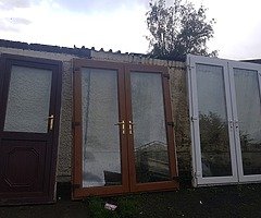 PVC French doors