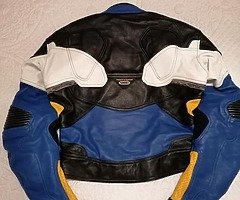 Shoei leather jacket.