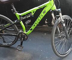 Kona precept 120 mtb with swing arm suspension