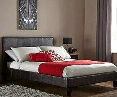 Leather Storage and non storage Bed Available in Multi Colors with opt Mattress Free Delivery~~