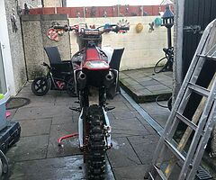 2008 crf 250r twin pipe