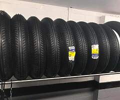 Michelin Power Rain wet front tyres 120/17 new