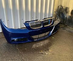 BMW E90 E91 Lemans Blue M Sport Bumper Complete LCI 2008-12 Saloon Touring Facelift