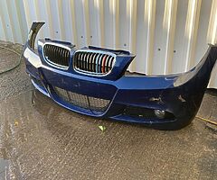 BMW E90 E91 Lemans Blue M Sport Bumper Complete LCI 2008-12 Saloon Touring Facelift