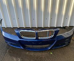 BMW E90 E91 Lemans Blue M Sport Bumper Complete LCI 2008-12 Saloon Touring Facelift