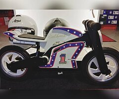 WOODEN SUPERBIKE REPLICA BALANCE BIKES -FREE POSTAGE UK/IRELAND