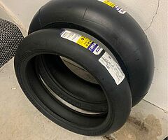 Michelin slicks 200/55/17 and 120/70/17