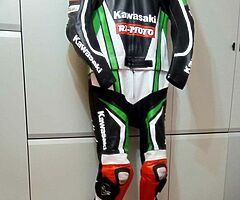 RA MOTO 2 piece leather suit