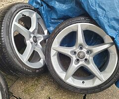 Set of vauxhall sri 5x110 225/40r - Image 4/7