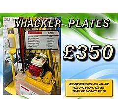 Petrol wacker plate