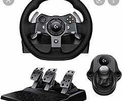 Logitech g920 
Xbox