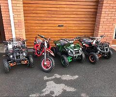 Last stock of Quads and Scooters