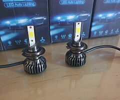 BMW Audi VW Seat Mercedes H7 LED Headlight Bulbs Canbus Error Free 16000LM 72W Super Bright Bulbs - Image 4/4