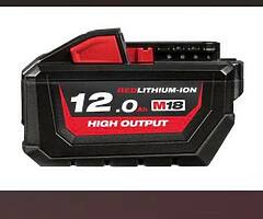 Milwaukee m18 hb 18 battery - Image 3/3