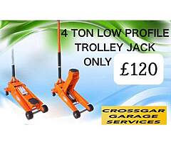 4 ton low profile garage trolley jack