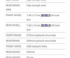 Slam crf 14O XL