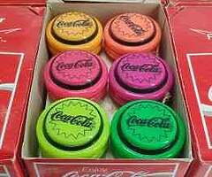 Genuine classic coca cola Russell yoyo spinners.  New old stock. - Image 9/10