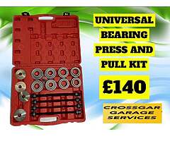 Universal bearing press and pull kit