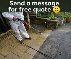 Skip runs power washing gutter cleaning  etc