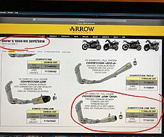 BMW S1000R / S1000RR full Arrow Exhaust - Image 6/7