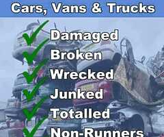 Scrap VEHICLES wanted